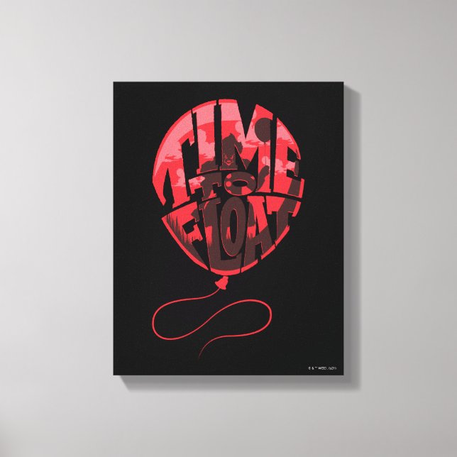 It Chapter 2 | Time to Float Balloon Graphic Canvas Print (Front)