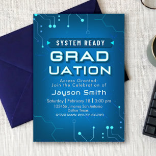 IT - Computer Science Graduation Invitation