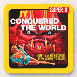 "It Conquered The World" 1950s Movie Film Box Coaster