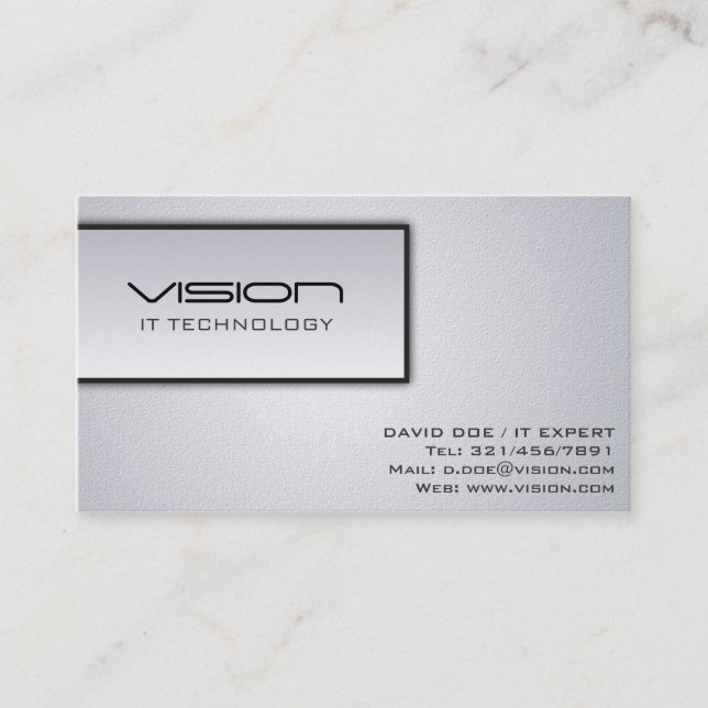 IT Consultant - Business Cards (Front)