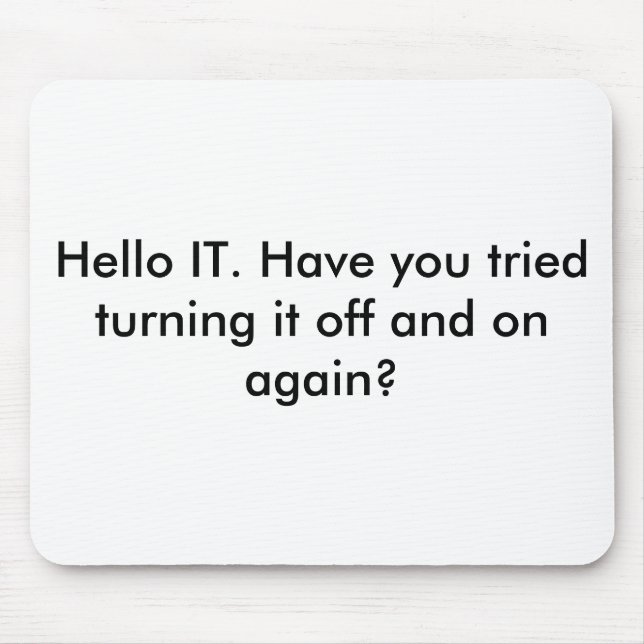 IT Crowd Mousepad (Front)