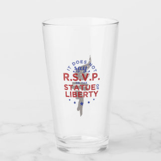 It Does Not Say RSVP on the Statue of Liberty Glass
