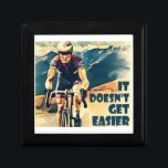 It Doesn't Get Easier Cycling Gift Box<br><div class="desc">You're a cyclist and no matter how hard you train you know it doesn't get easier,  you just get faster.</div>