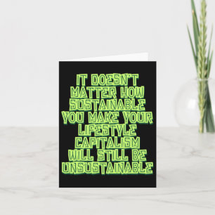 It Doesn't How Sustainable You Make Your Card