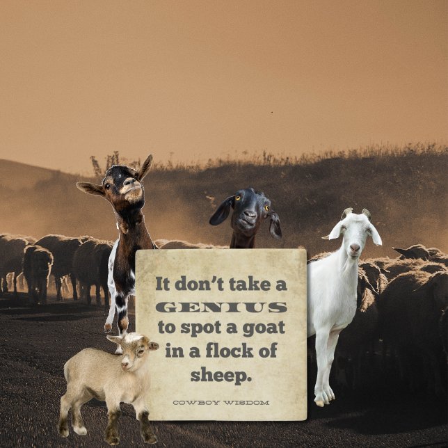 It don't take a | Cowboy Wisdom | Southern Quotes Stone Coaster (Creator Uploaded)