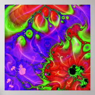 It Flows Through (12 x 12) Art Print Poster