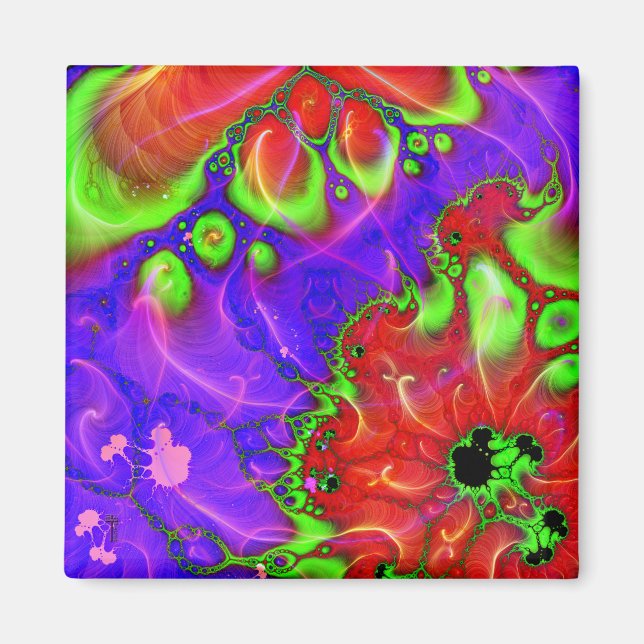 It Flows Through  Magnet (Square) (Front)