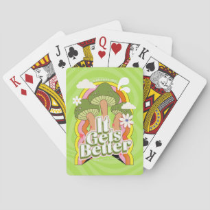 It Gets Better Good Vibes & Groovy Feels Custom Playing Cards