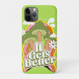 It Gets Better   Good Vibes & Groovy Feels Retro C Case-Mate iPhone Case