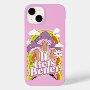 It Gets Better   Good Vibes & Groovy Feels Retro Case-Mate iPhone 14 Case