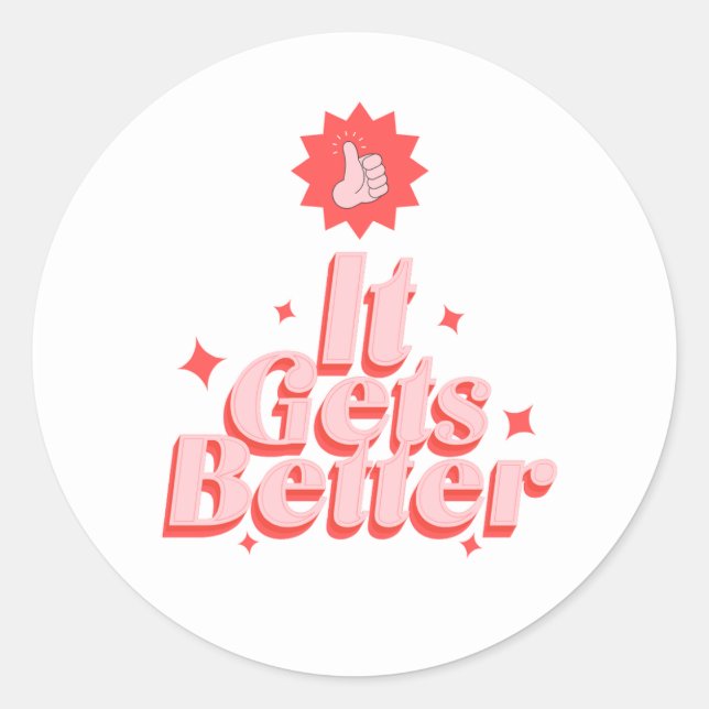 It Gets Better sticker (Front)