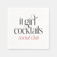 It Girl Cocktail Social Club Napkins