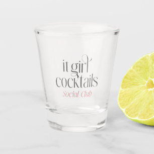 It Girl Cocktails Social Club Shot Glass