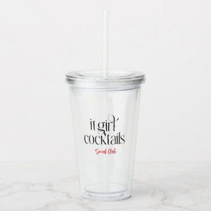 It Girl Cocktails Social Club Tumbler