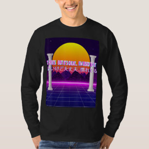 It Hurts But It's Vaporwave Aesthetic Scuplture 90 T-Shirt