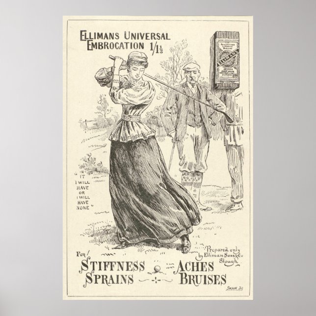 It I will have - Vintage Golf Print (Front)