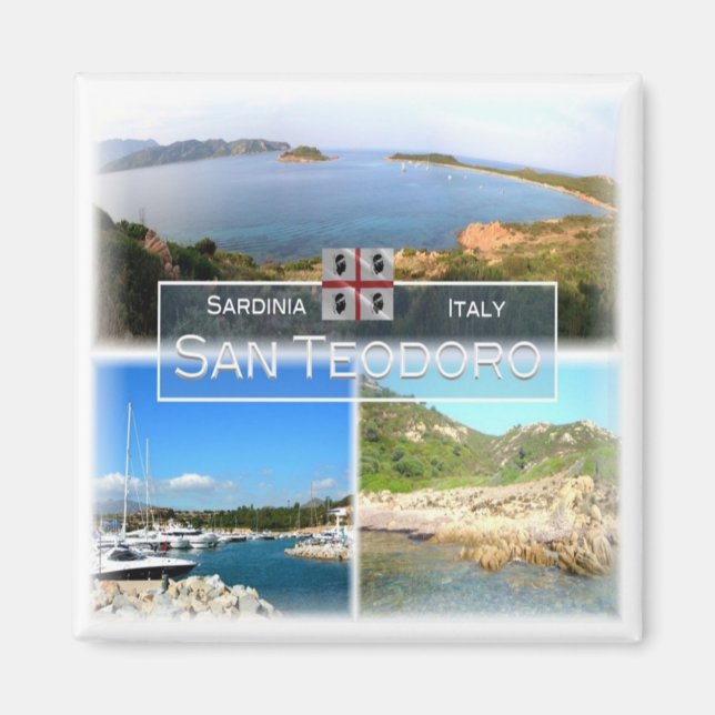 IT #   IItaly - Sardinia - San Teodoro - Magnet (Front)