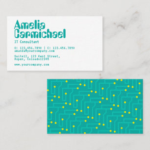 IT Information Technology Consultant Business Card