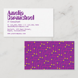 IT Information Technology Consultant Business Card