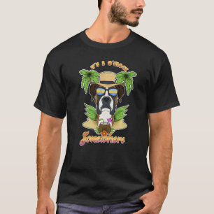 It Is 5 O´Clock Somewhere Drinking Boxer T-Shirt