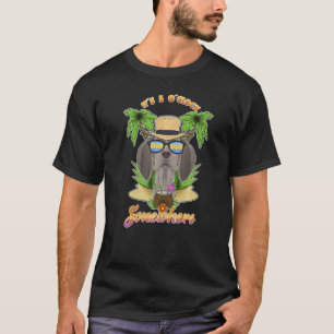 It Is 5 O´Clock Somewhere Drinking Weimaraner T-Shirt