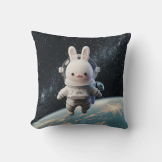 It is a rabbit that lives in space. cushion