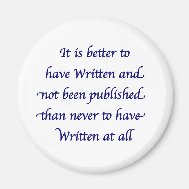 It is better to have written magnet (Front)