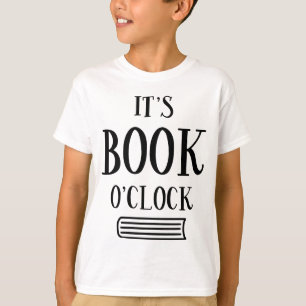 "It Is Book O'Clock" – Funny Reading Lover T-Shirt
