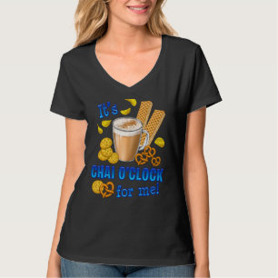It Is Chai O Clock Funny Coffee Tea Drink T-Shirt