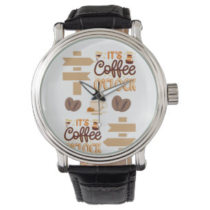 it is coffee clock watch