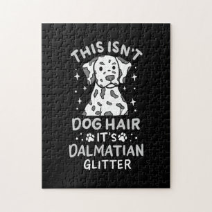It Is Dalmatian Dog Glitter Jigsaw Puzzle