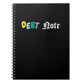 It is Debt Note. Not Death Note Notebook
