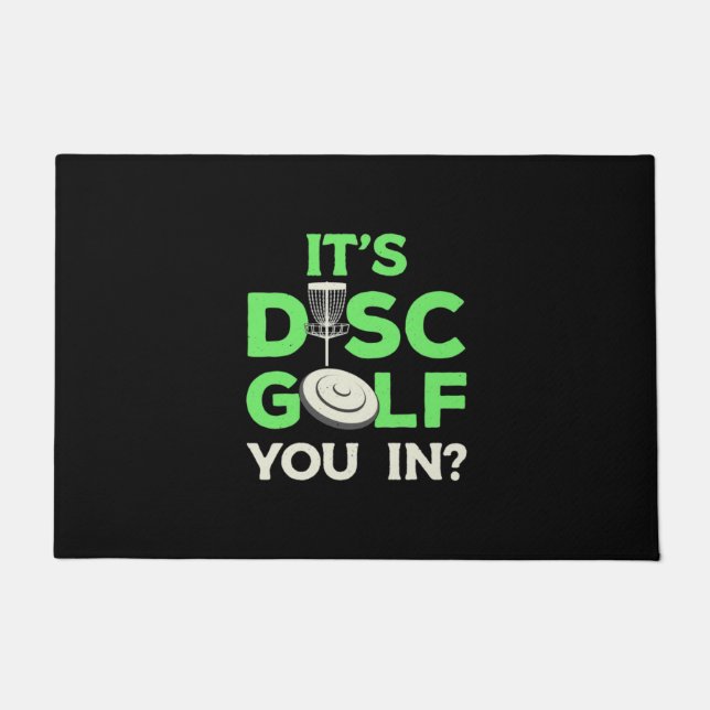 It Is Disc Golf You In Doormat (Front)