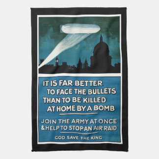 It Is Far Better to Face The Bullets... Tea Towel