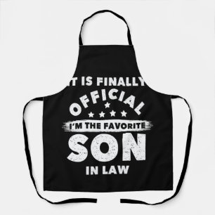 It Is Finally Official I'm The Favourite Son In La Apron