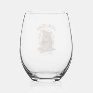 It Is Finished Bible Verse Vintage Christian Shirt Stemless Wine Glass