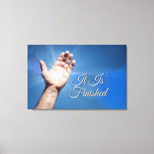 It Is Finished Canvas Print