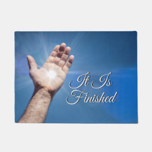 It Is Finished Doormat