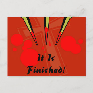 It is Finished Postcard