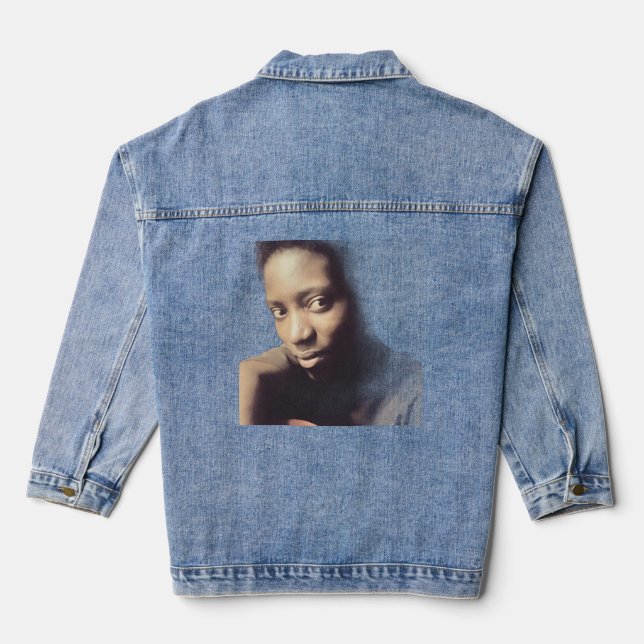 It is good denim jacket (Back)