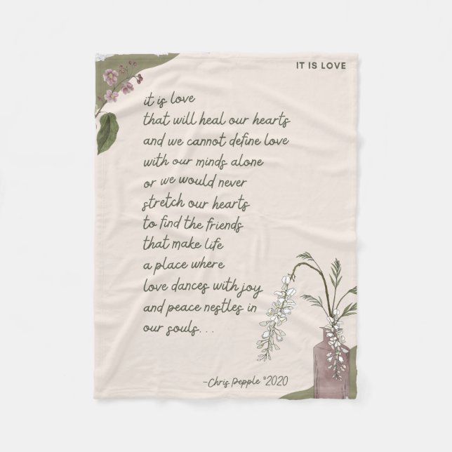 It is Love blanket  (Front)