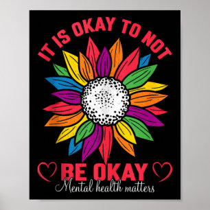 It Is Okay To Not Be Okay Mental Health S Tank Top Poster