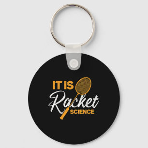 It Is Racket Science Shuttle Dminton Key Ring