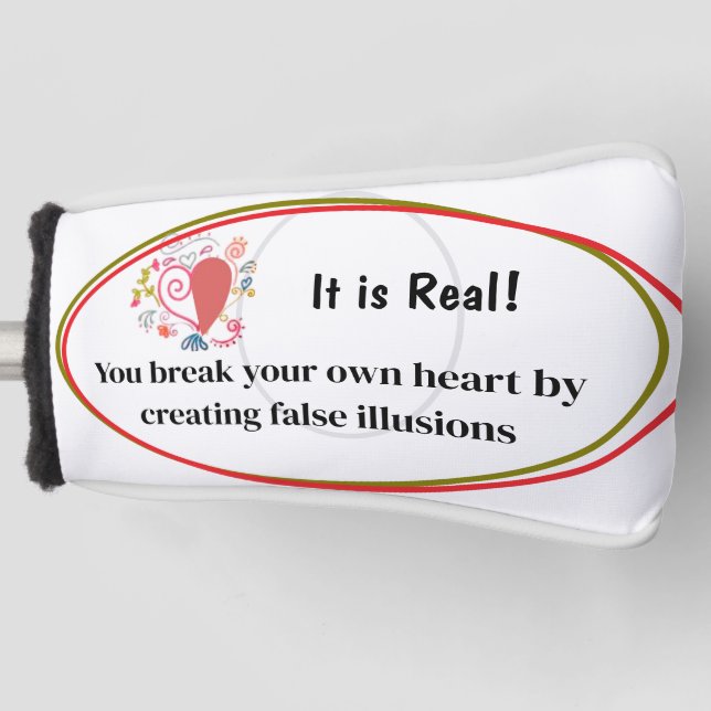 It is Real Golf Head Cover (Front)