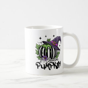 It Is Showtime Pumpkin Witch Halloween Spooky Seas Coffee Mug