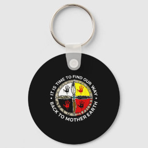 It is time to find our way back to mother earth key ring
