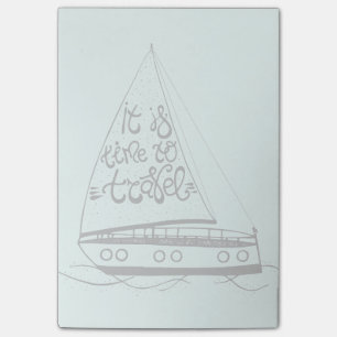 It Is Time To Travel Post-it Notes
