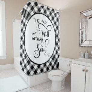 It is well shower curtain