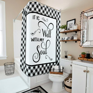 It is well   shower curtain