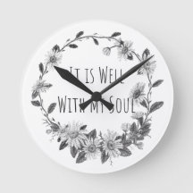 It Is Well With My Soul Clock